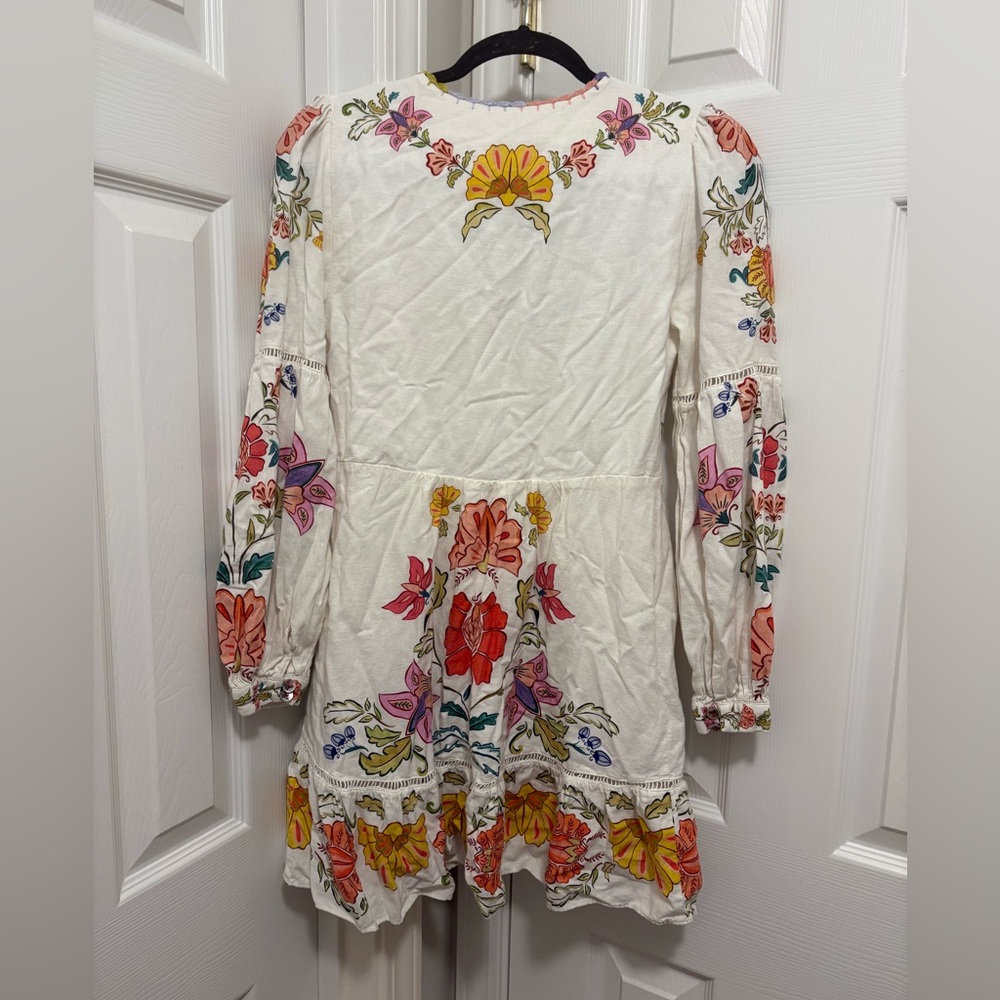 Farm Rio Floral Insects Mini Dress - Picture 10 of 10